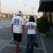 "Together Since 2009" couple shirt